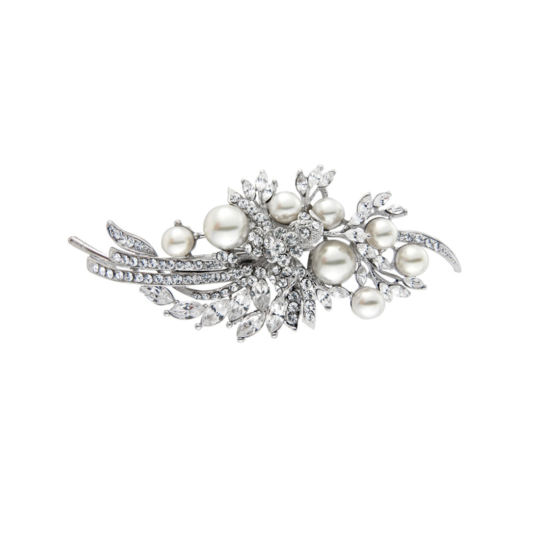 Heirloom Sensation Pearl and Crystal Bridal Headpiece