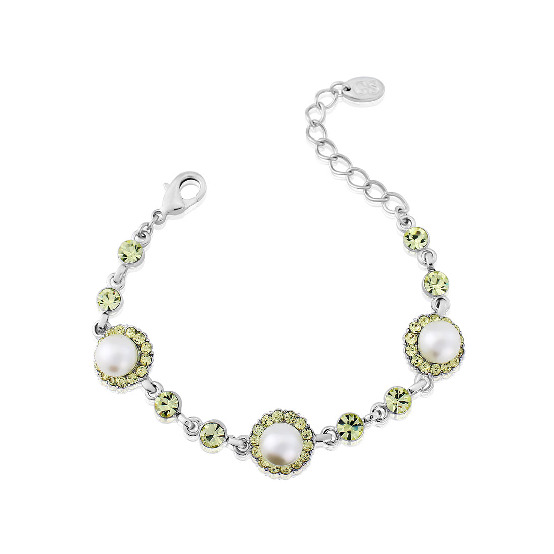 Lemon Dream Yellow Pearl Bracelet for Weddings & Bridesmaids