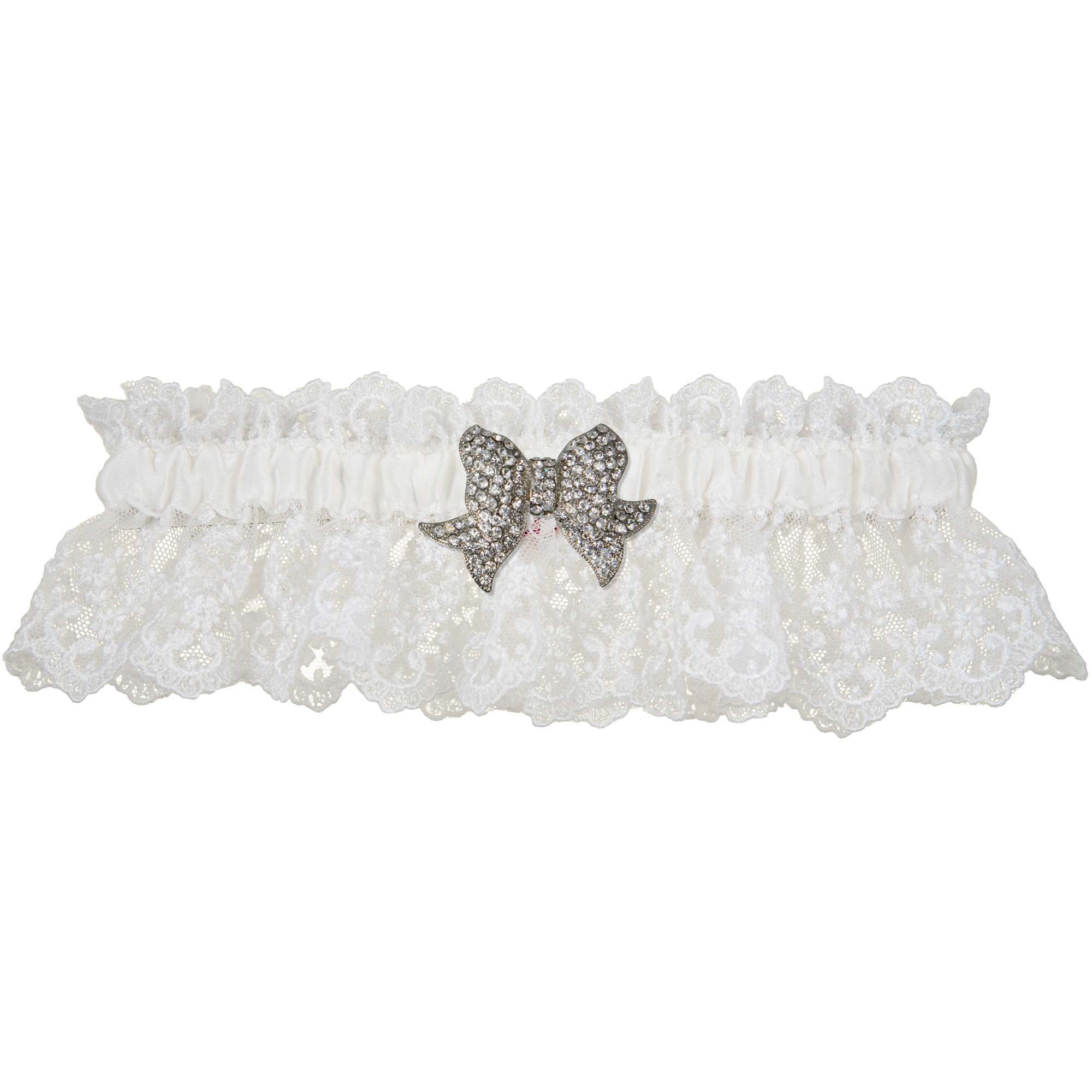 Love Wedding Garter - White