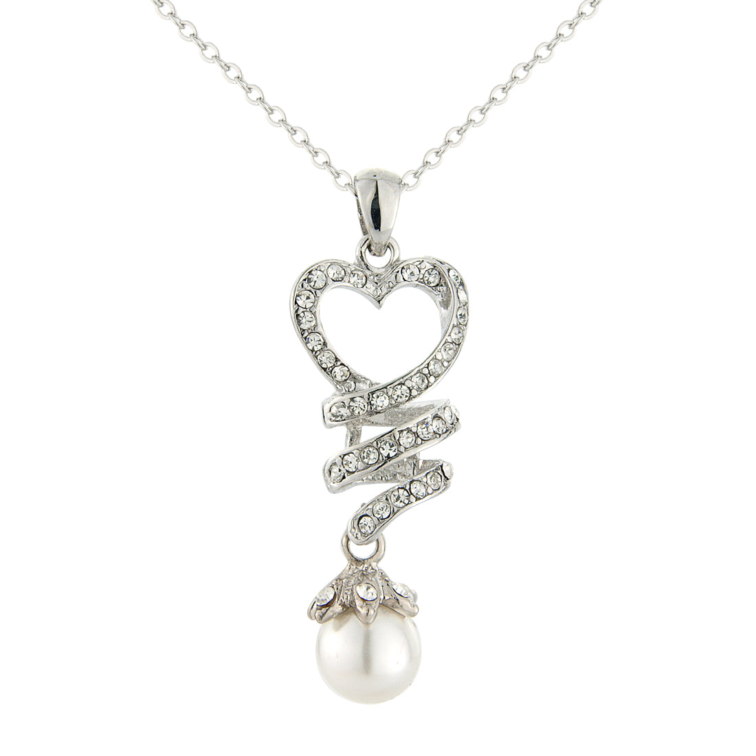 My Sweetheart Pearl Drop Pendant Necklace
