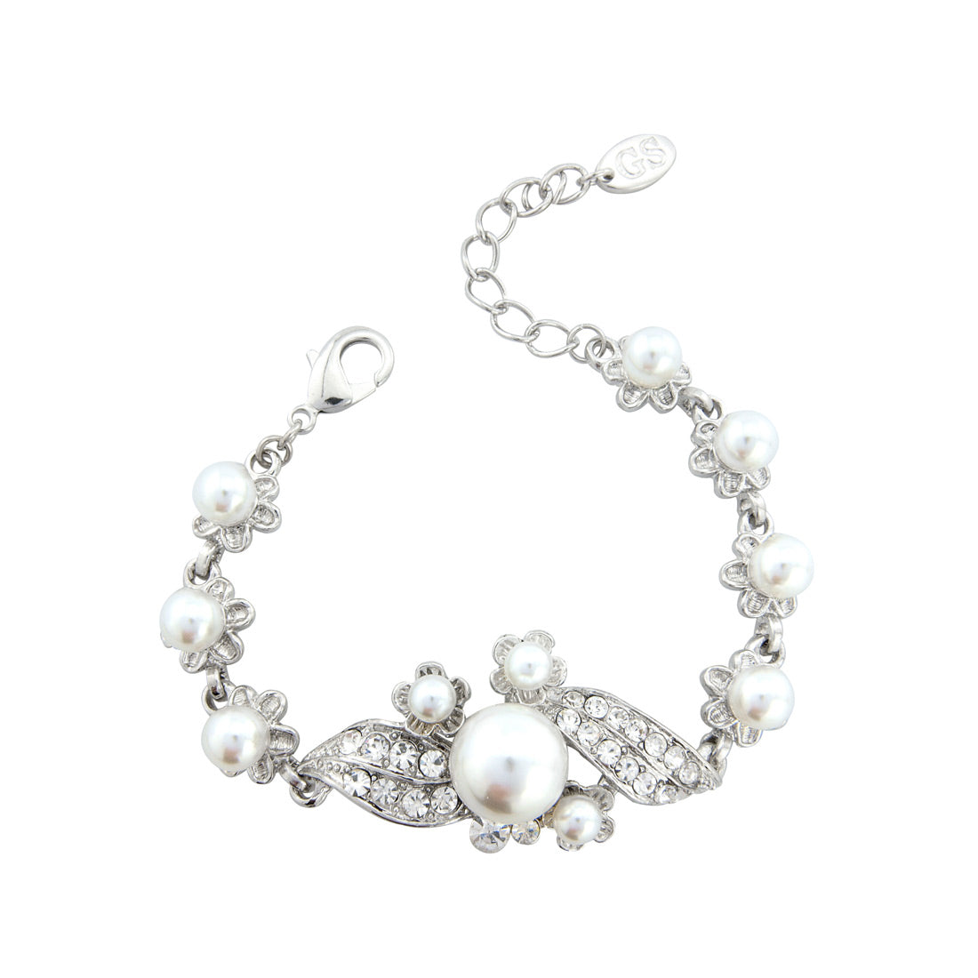 Pearl Starlet Dainty Bridal Bracelet