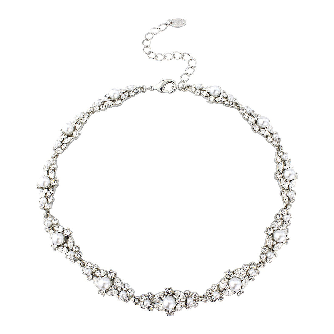 Pearls of Splendour Wedding Collar Necklace