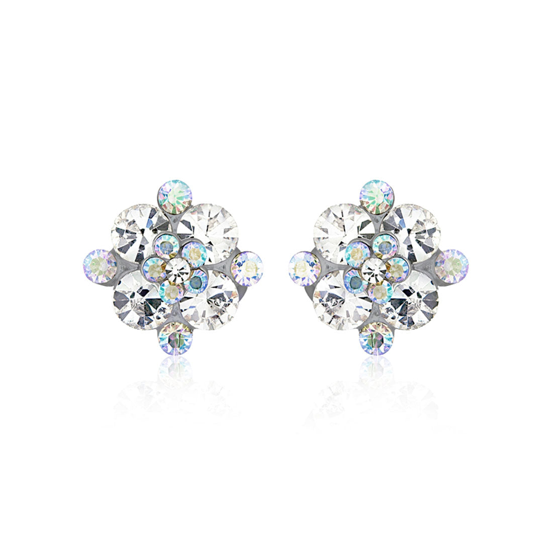 Ab crystal stud earrings store