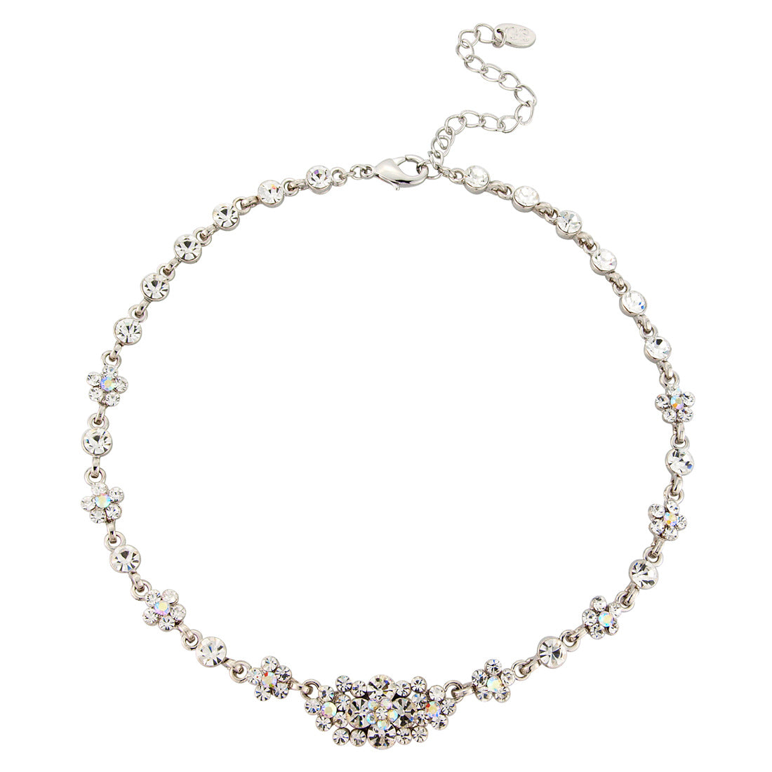 Radiant Starlet AB crystal wedding necklace