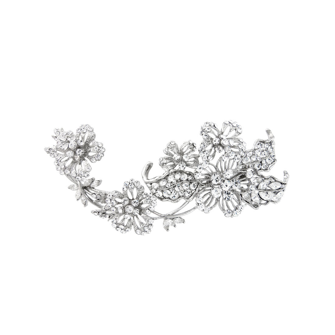 Vintage Fantasy Crystal Flower Wedding Headpiece
